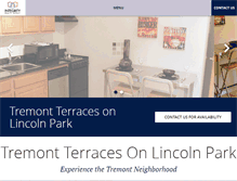 Tablet Screenshot of integritytremontapartments.com